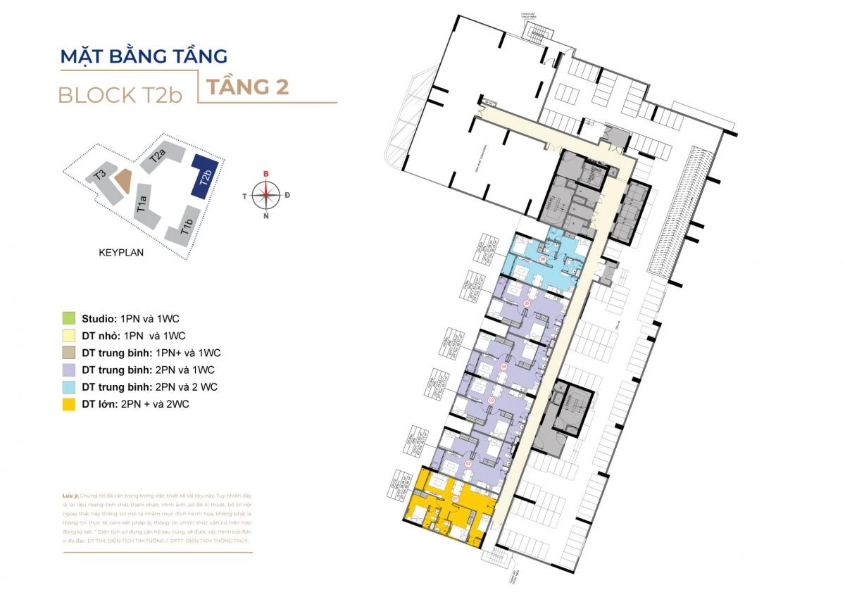 Mặt bằng Destino Centro block T2b