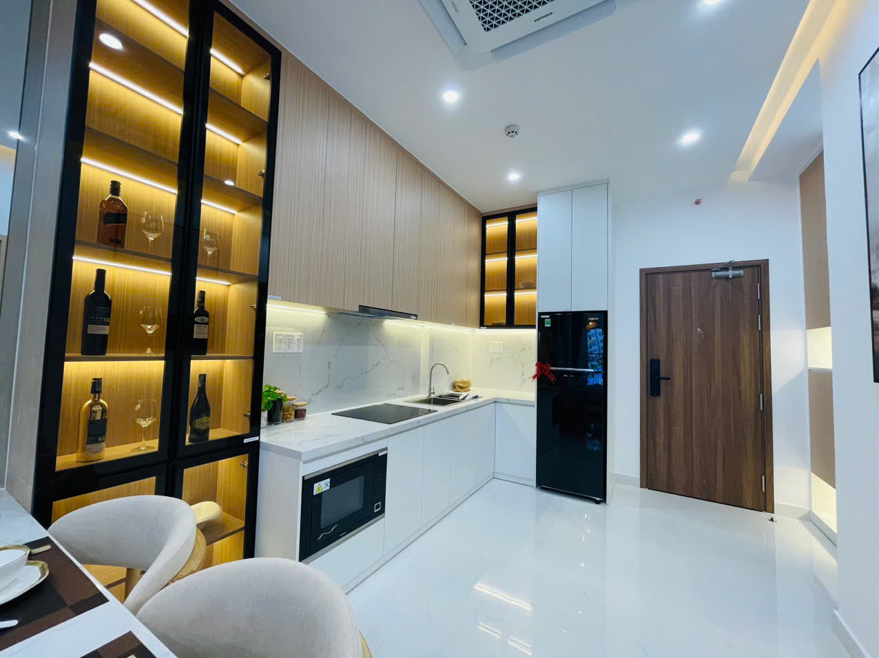 khu vực bếp can hộ destino centro