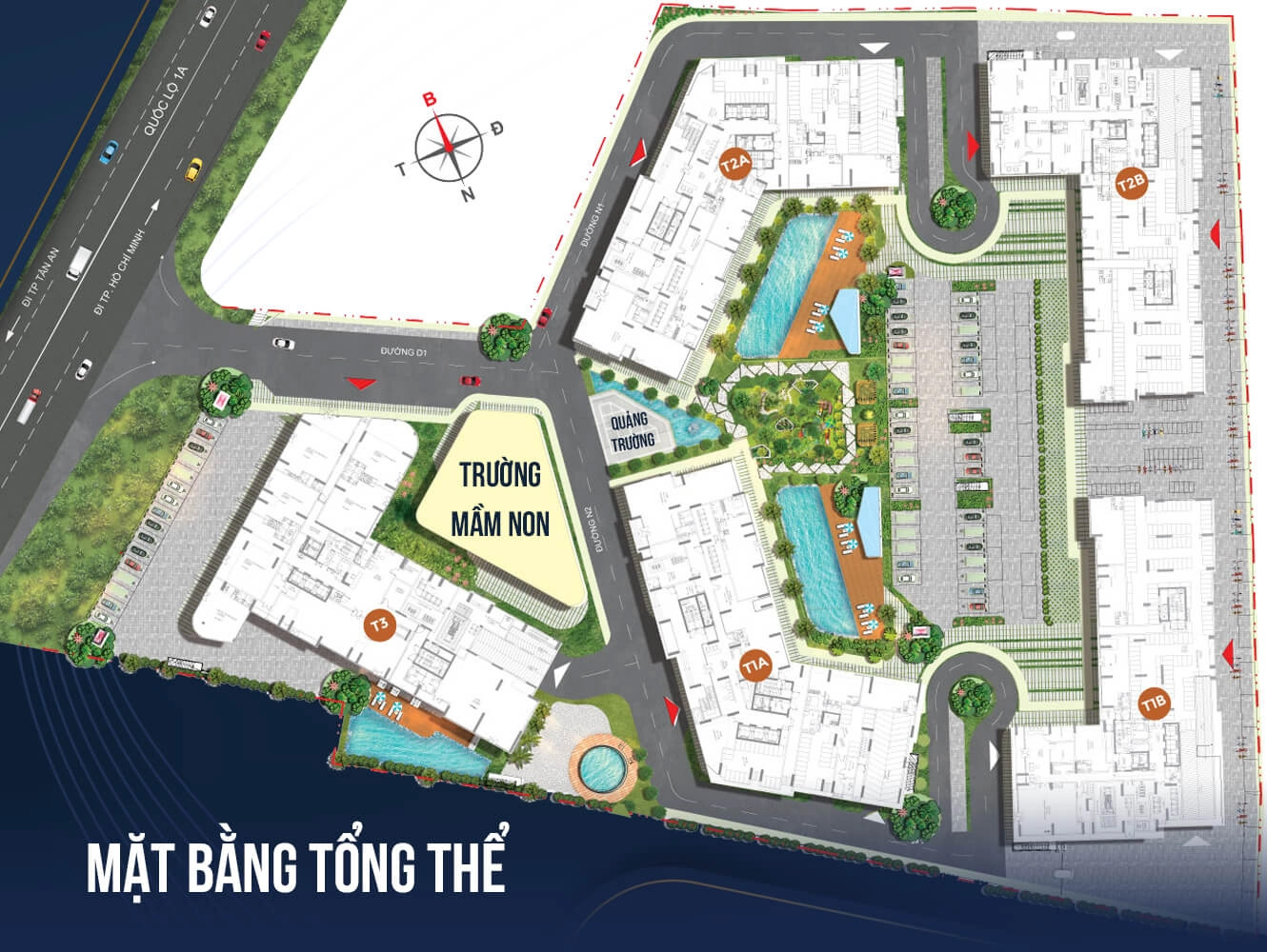 phân lô thiết kế căn hộ Căn Hộ Destino Centro bến lức long an