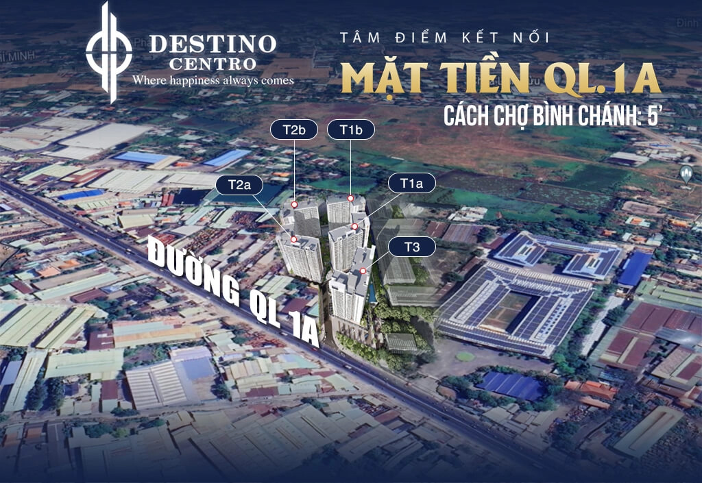 phân lô thiết kế căn hộ Căn Hộ Destino Centro bến lức long an