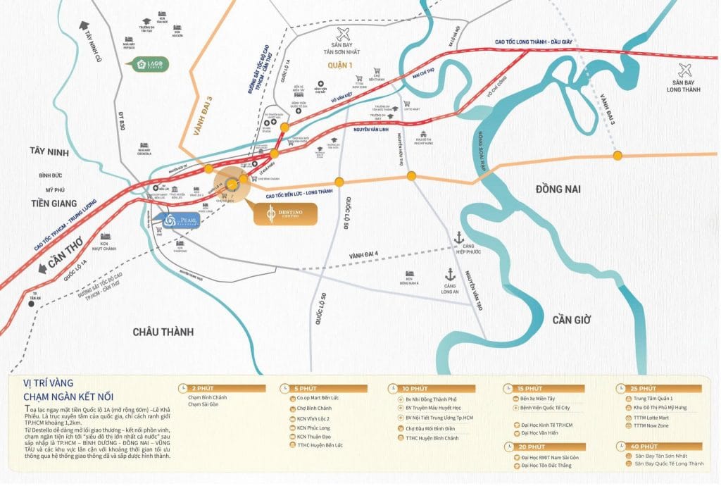 vị trí căn hộ destello