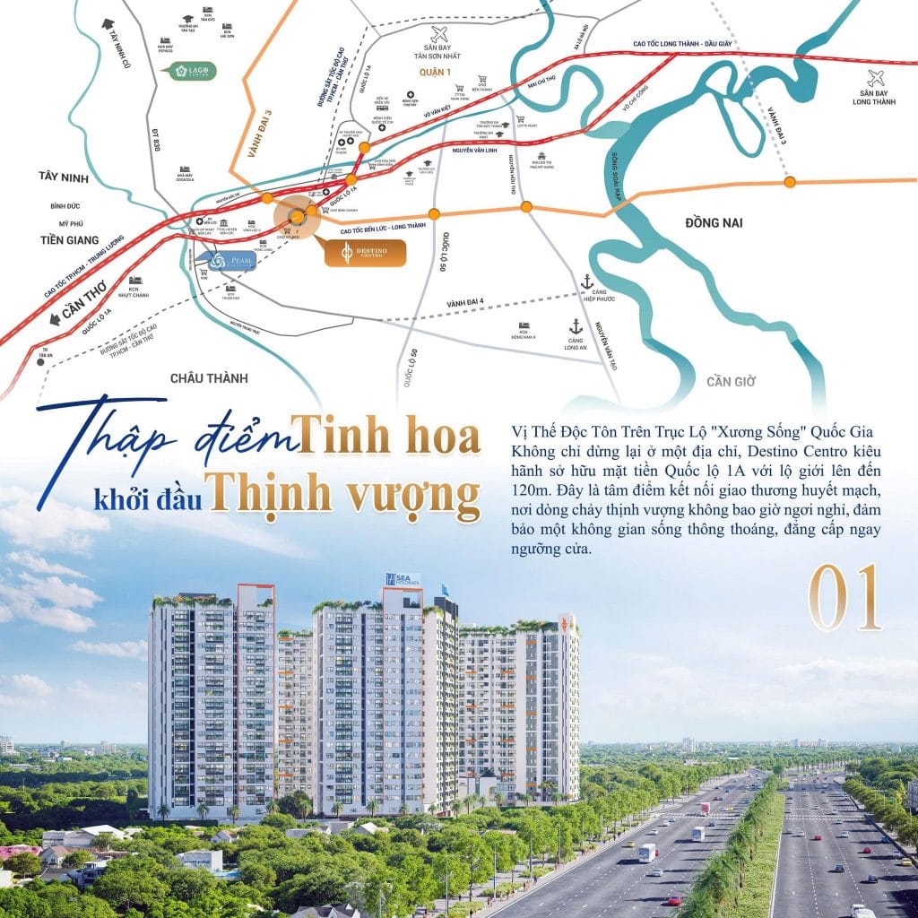 vị trí căn hộ destino centro